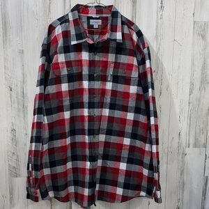 0911 Carhartt Original Fit Plaid Flannel Shirt